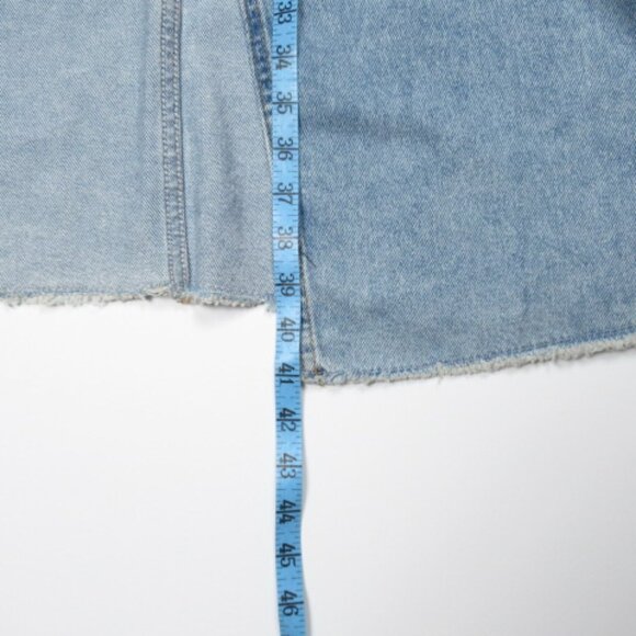 Anthropologie Pilcro The Madi Front-Slit Denim Maxi Skirt Endless Summer Wash 14 - Picture 6 of 11